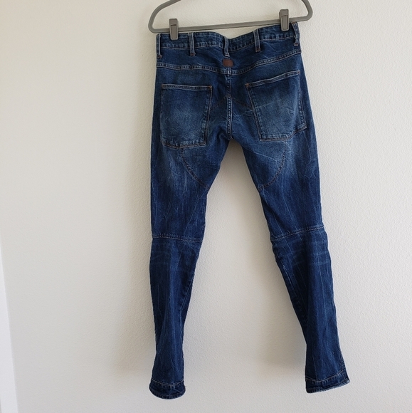 G-Star Raw 5620 3D Deconstructed Tapered Fit Mid Wash Jeans size 30 - Picture 5 of 16